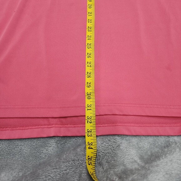Peter Millar Summer Comfort Golf Pink Polo Shirt Size L - Picture 9 of 16